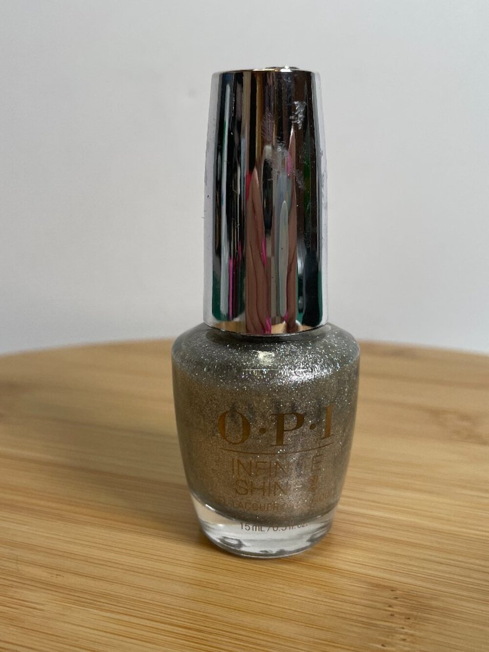 OPI Infinite Shine 2 Ornament To Be Together HR J41 Silver Glitter Nail Polish